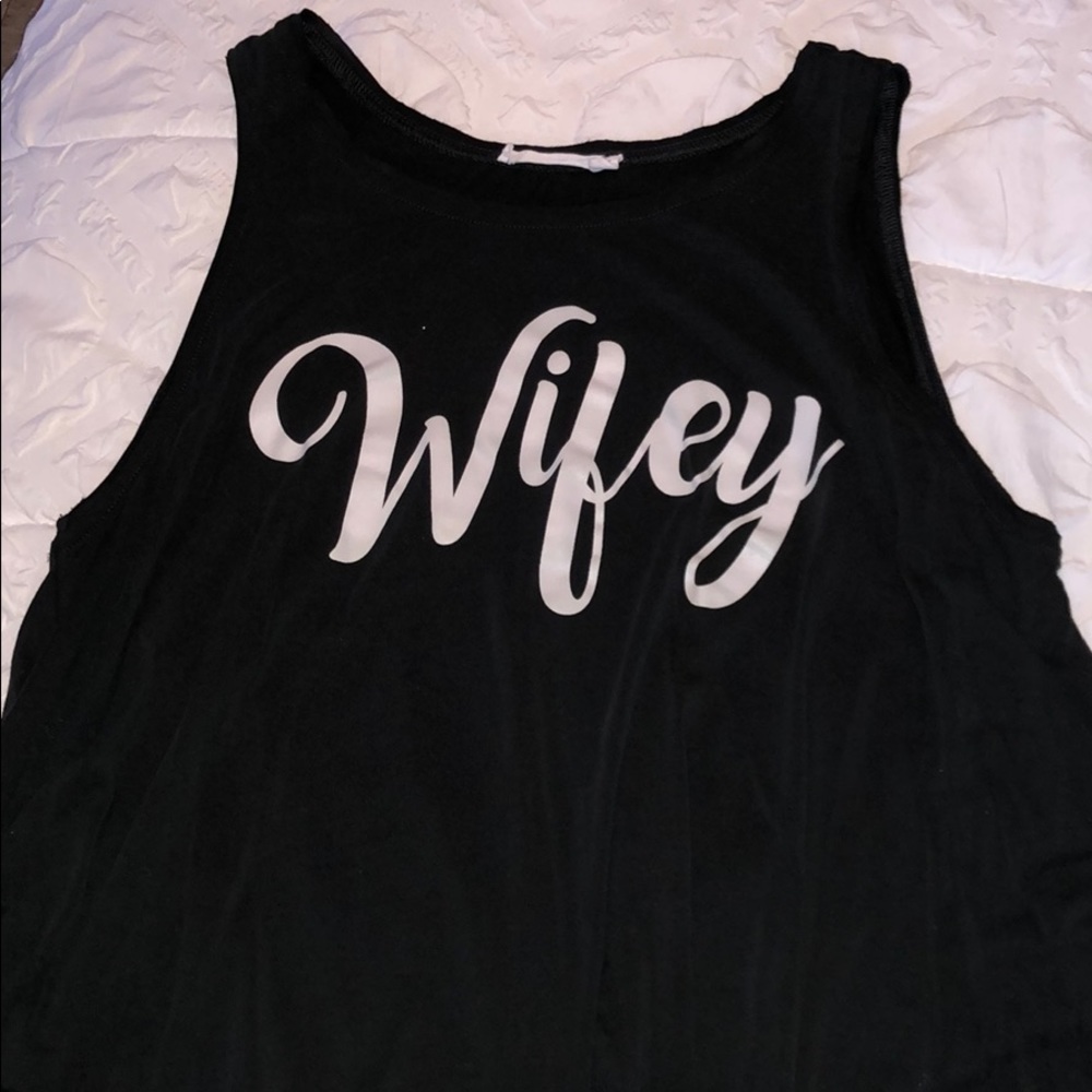 Wifey tank top